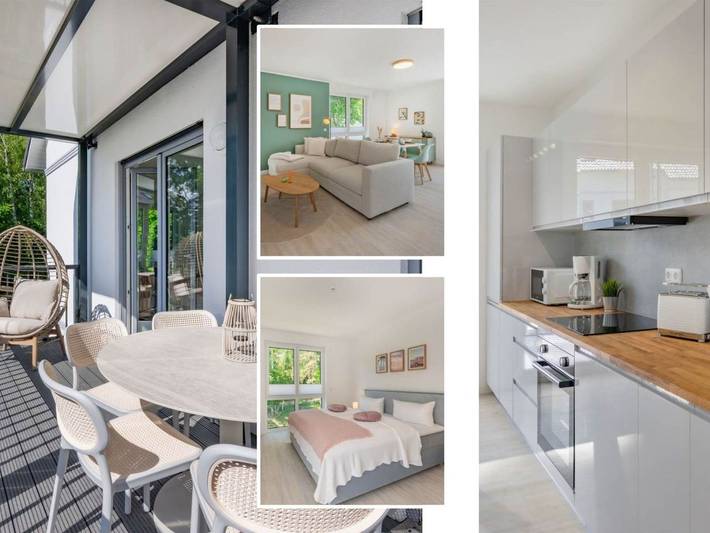 Ferienwohnung für 6 Personen, mit Balkon, kinderfreundlich