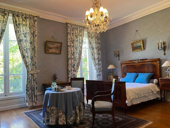 Chambre d’hôte pour 2 personnes, avec Terrasse ainsi que Jardin et Vue