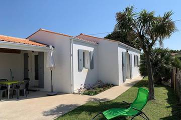 Gîte pour 4 personnes, avec terrasse et jardin à Saint-Denis-d'Oléron