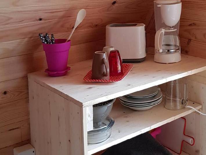 Camping Aquarev - Hébergement 2 personnes - Wood Sans sanitaires in Loudéac, Cotes-d'Armor