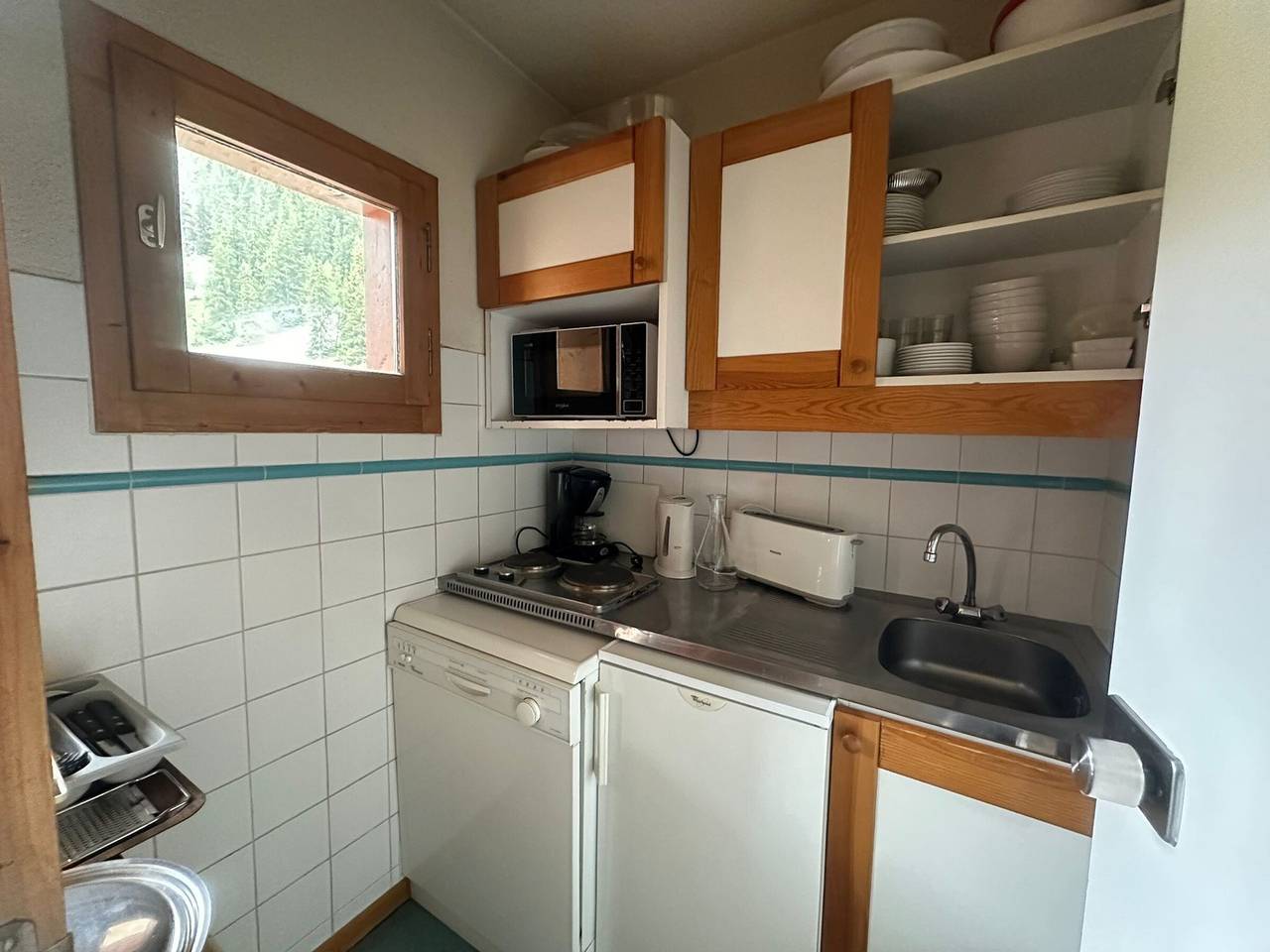 Ganzes Studio, Funktionelles Studio an der Piste, 4 Pers., Balkon in La Plagne, La Plagne-Tarentaise