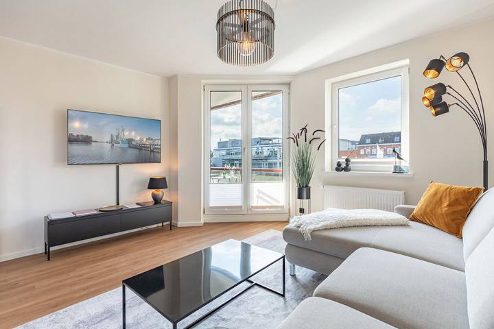 Ferienwohnung für 4 Personen, mit Balkon und Garten in der Husumer Bucht - 3