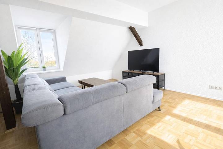 Ferienwohnung für 4 Personen, mit Balkon und Terrasse sowie Garten und Ausblick in Merseburg - 4