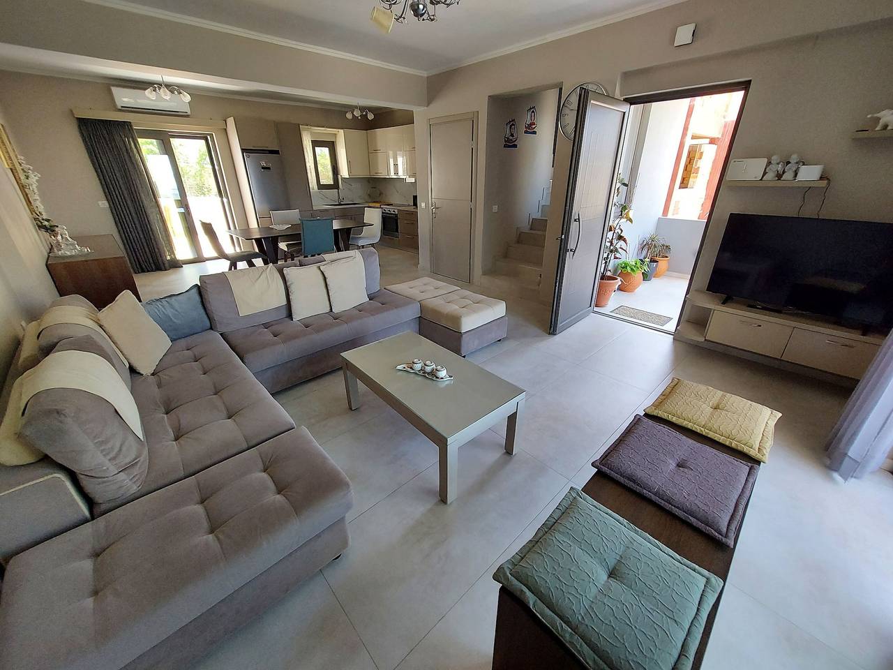 Ferienhaus für 7 Personen mit Balkon in Rethymno (Stadt), Rethymno und Umgebung