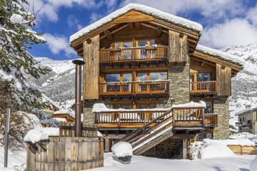 Gîte pour 20 personnes, avec terrasse et sauna dans Val-Cenis