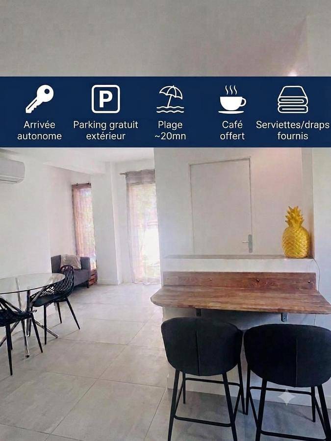 Appartement de vacances pour 2 personnes, avec jardin et terrasse - 1