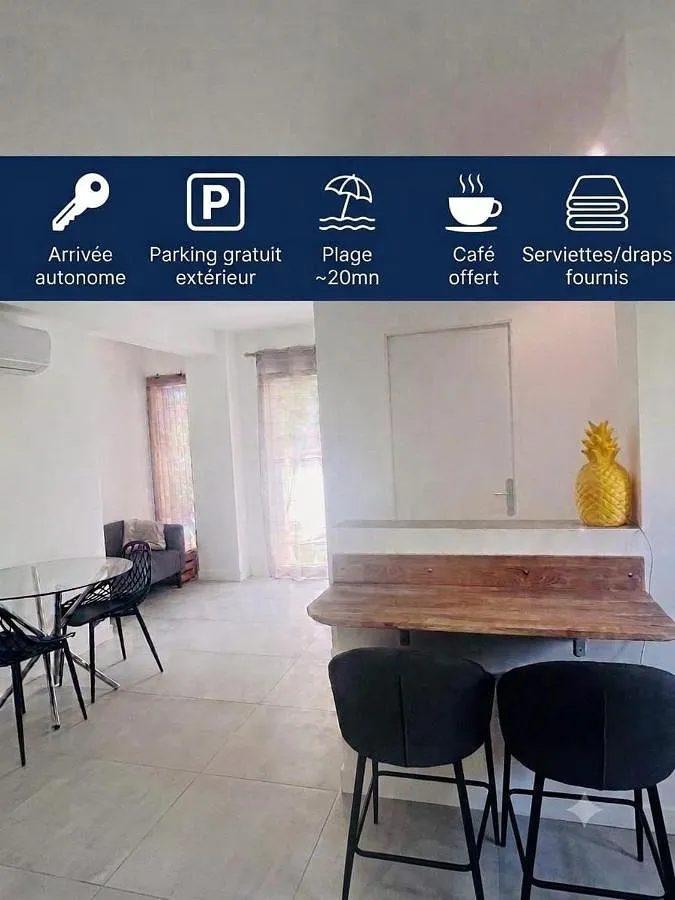Apartamento de vacaciones para 2 personas, con terraza y jardín - 1
