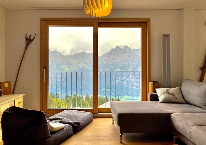 Ferienwohnung für 4 Personen, mit Ausblick
