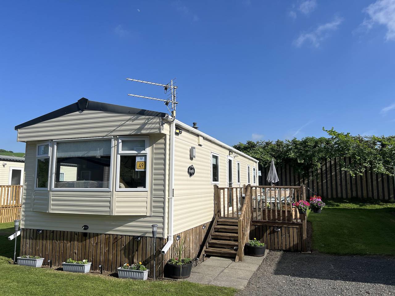 Hornshole Hideaway Caravan Hawick in Scottish Borders
