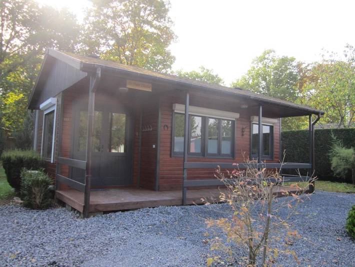 Chalet pour 2 personnes, avec Terrasse ainsi que Jardin et Vue dans Resteigne