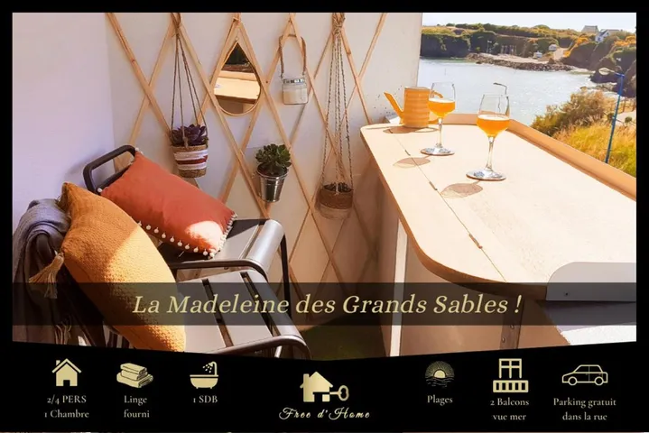 Ferienwohnung für 4 Personen, mit Balkon und Ausblick - 1