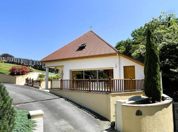 Maison de vacances pour 6 personnes, avec Terrasse ainsi que Jardin et Sauna