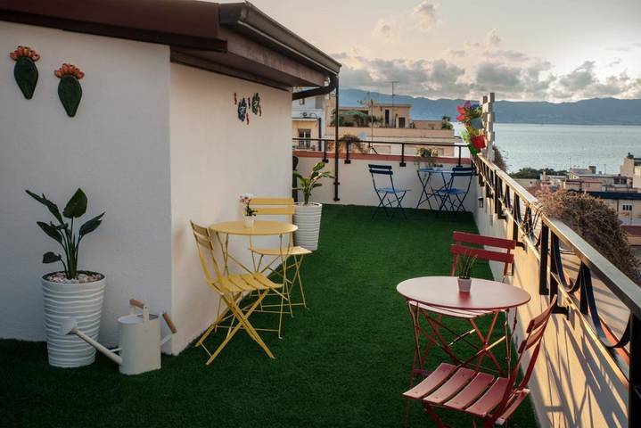 B&b per 4 persone, con panorama e terrazza a Reggio di Calabria