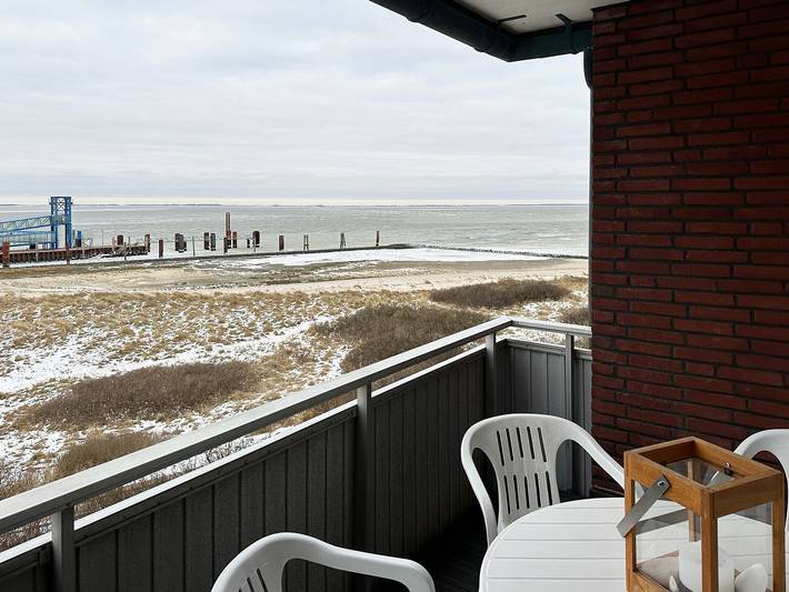 Ganze Wohnung, Haus Seelöwe Ferienwohnung Inselglück: Meerblick, 100 m zum Strand, Balkon in Nordfriesische Inseln (Schleswig-Holstein) (Schleswig-Holstein), Wittdün