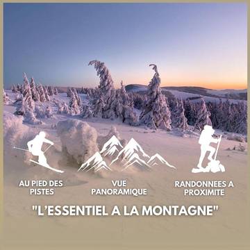 Gîte pour 4 personnes, avec jardin ainsi que vue et terrasse à Sondernach