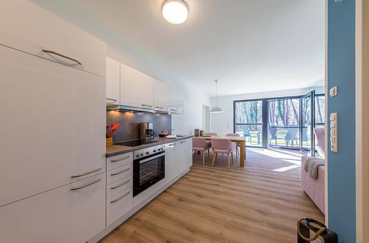 Apartamento entero, 5 Sterne Ferienwohnung „Wiesenschnecke“ in Krakow am See in Am Wadehäng, Krakow am See