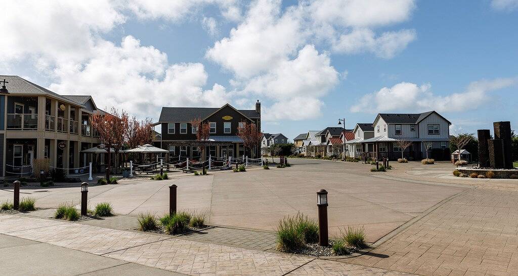 Footprints in the Sand - Oyhut Bay Seaside Village in Ocean Shores, Grays Harbor County