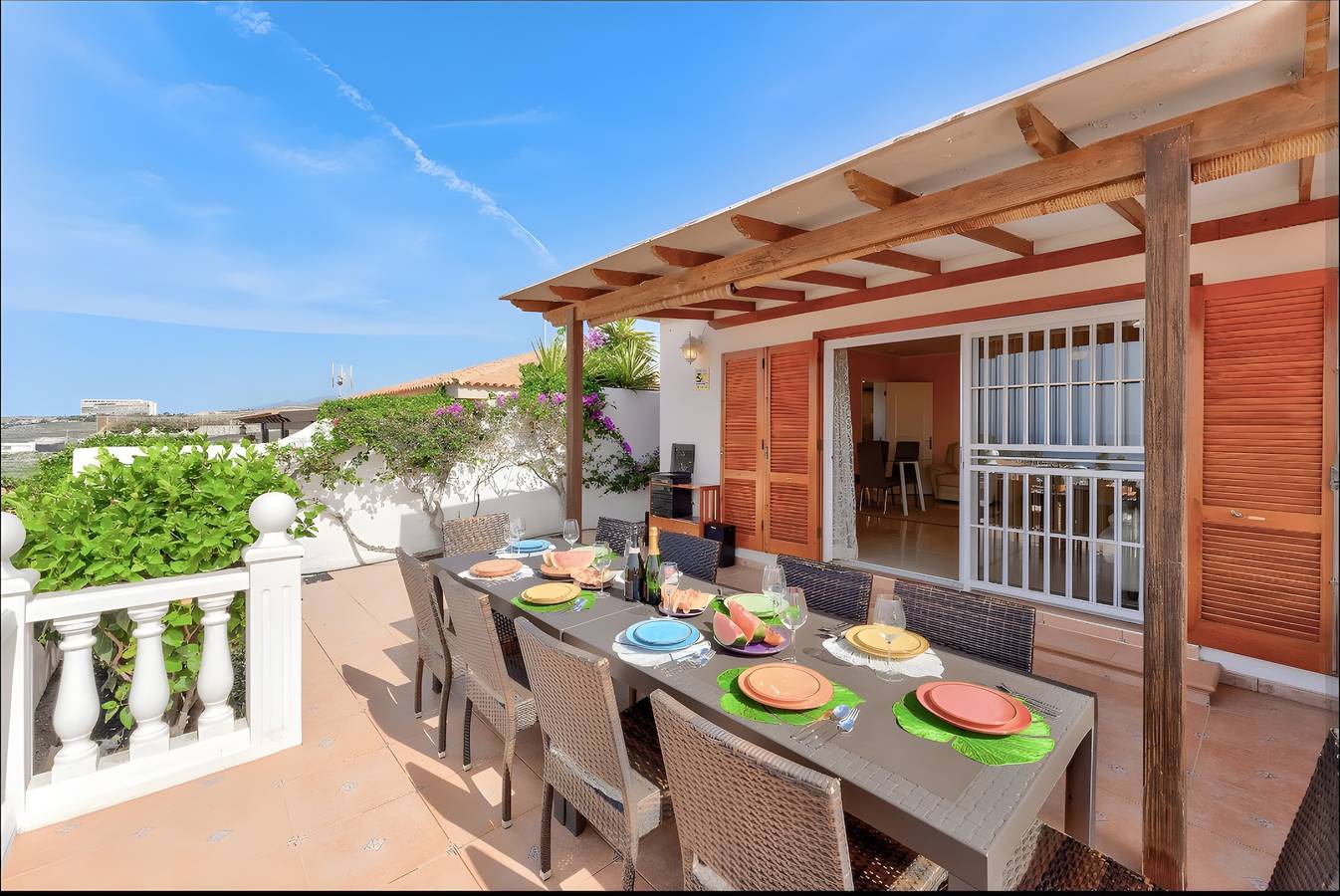 Villa de vacaciones 'Bella Villa In Callao' con vistas al mar, Wi-Fi y aire acondicionado in Sueño Azul, Adeje