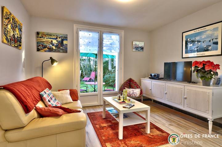 Gîte pour 2 personnes, avec jardin et terrasse, animaux acceptés dans le Finistère - 2