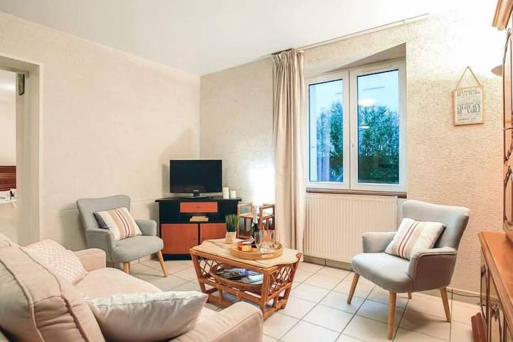 Appartement de vacances pour 6 personnes, avec jardin