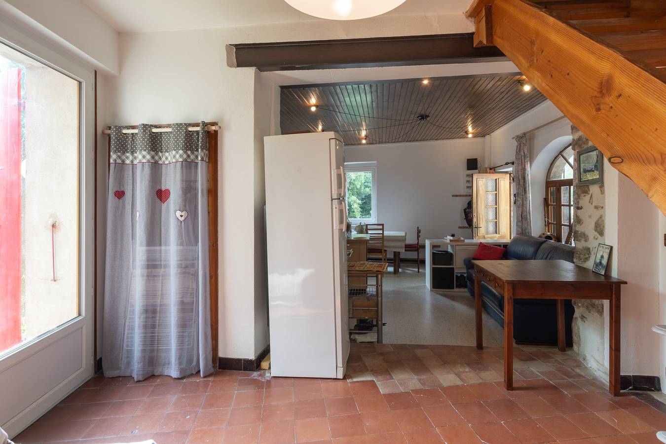 Maison de vacances 'Maison De Village - L'Externat' avec terrasse privée, Wi-Fi et climatisation in Laurac-en-Vivarais, Ardèche