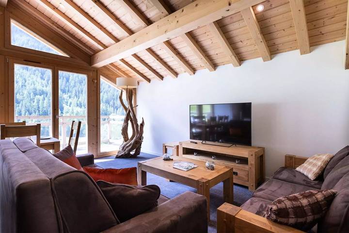 Chalet pour 10 personnes, avec balcon à Peisey-Nancroix - 4