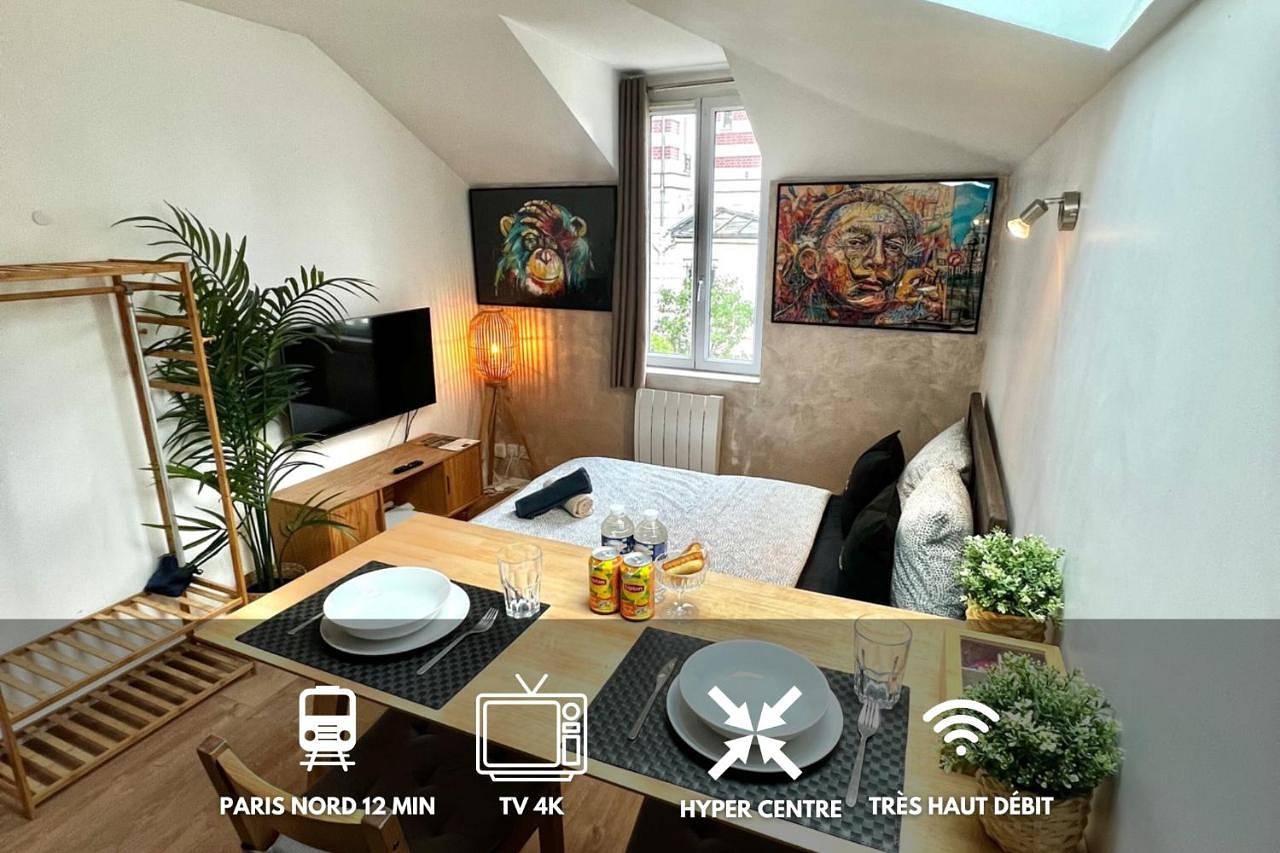 Appartement entier, One-Bedroom Apartment in Enghien-les-Bains, Val-d'Oise