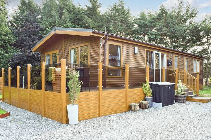 Log cabin for 6 people in Auchterarder