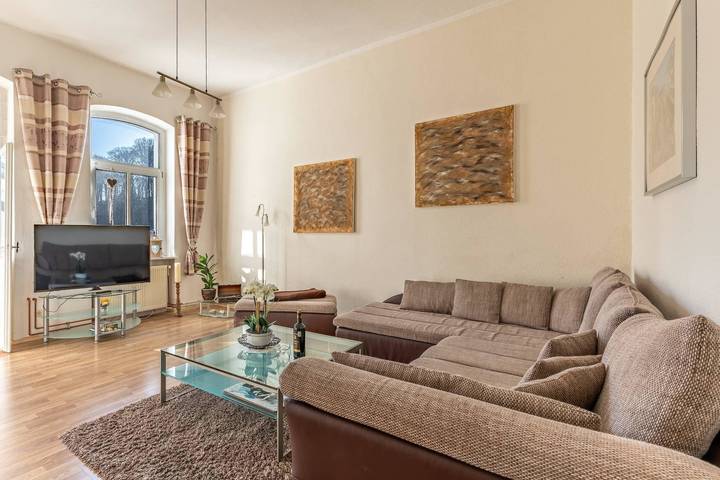 Appartement de vacances entier, Villa Seiler in Binz, 3-Raum Ferienwohnung Nr. 5 , Toplage, wenige Schritte zum Strand in Ostseebad Binz, Binz