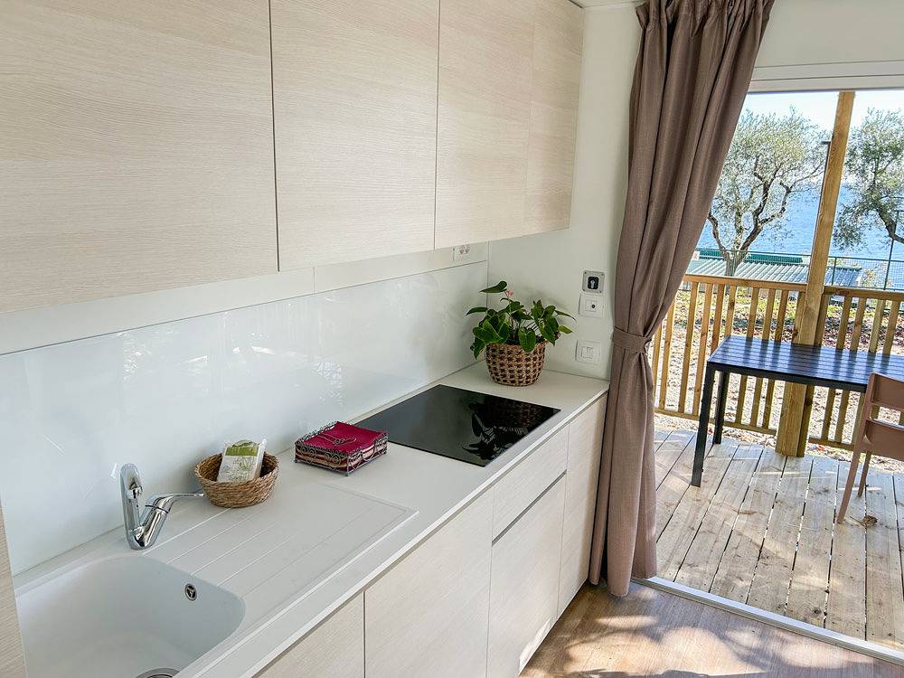 Ferienpark della Colombaia Mobilehome Easy für 3 Personen in Padenghe sul Garda, Gardasee-Berge