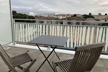 Gîte pour 2 personnes, avec balcon dans Port des Minimes