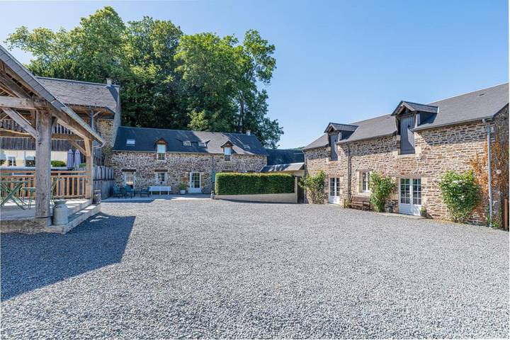Maison de vacances pour 19 personnes, avec Terrasse ainsi que Jardin et Vue