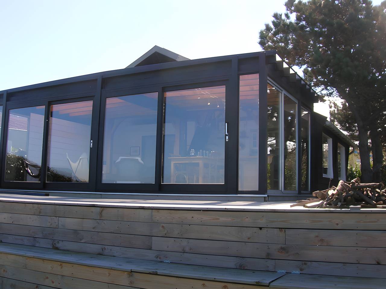 Casa vacacional «Quibervilla La Mer a 10 metros» con vistas al mar, terraza compartida y Wi-Fi in Quiberville, Región de Dieppe