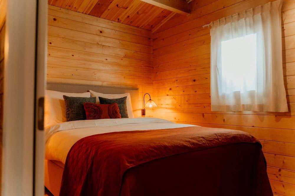 Gemütliche Waldhütte mit Sauna und Whirlpool in Nationalpark De Groote Peel
