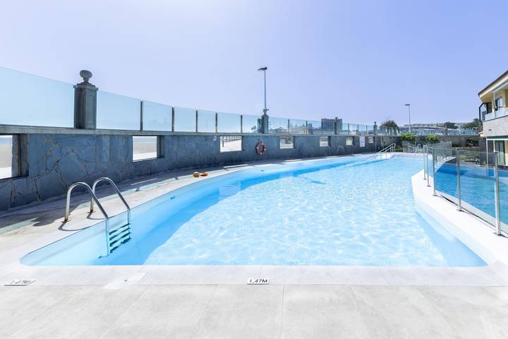Ferienwohnung für 5 Personen, mit Terrasse und Pool in San Agustin