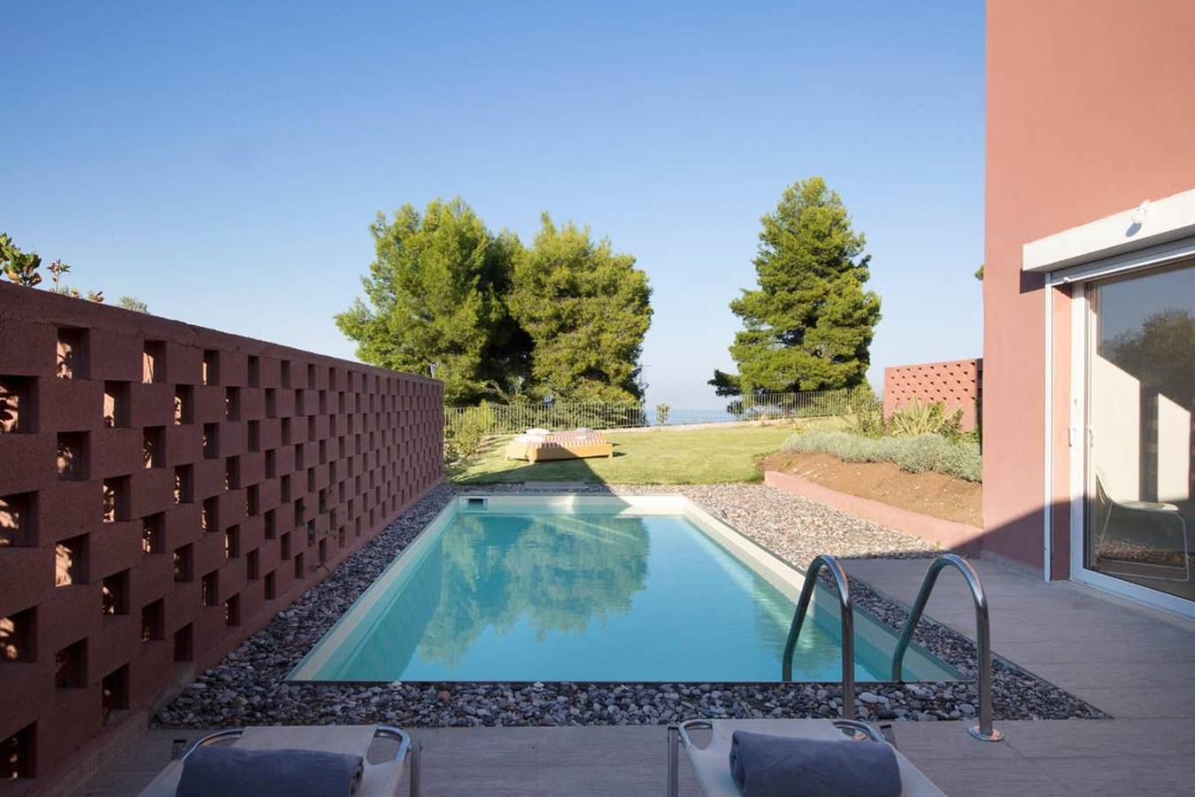 Villa per 4 persone con vista oceano in Eubea