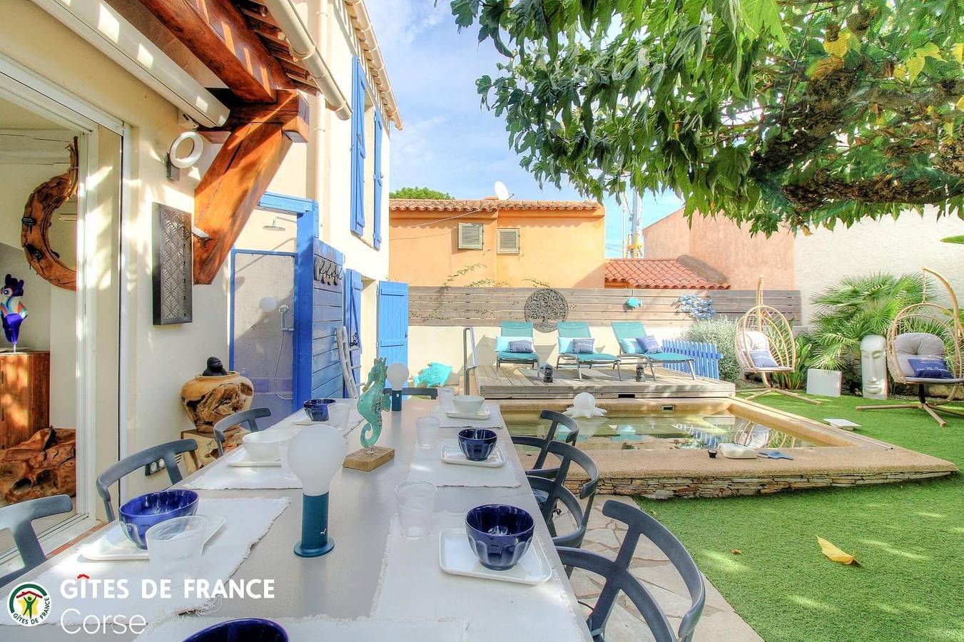 Casa Blu Impériale in San Ciprianu, Lecci