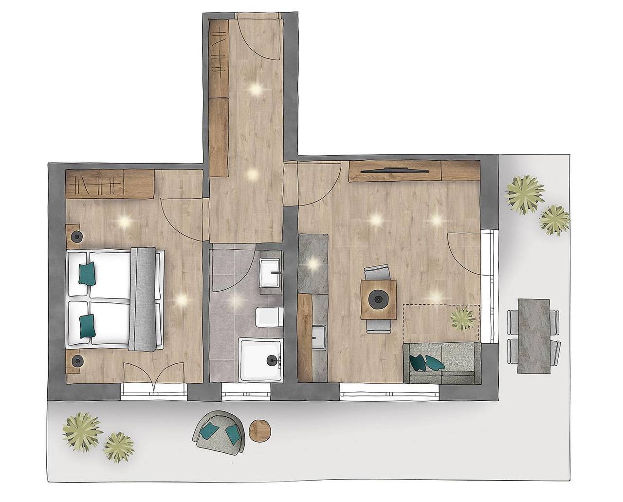 Apartamento vacacional entero, Lieblingsplatzl-Das Apartmenthaus in Egg am Faaker See, Villach