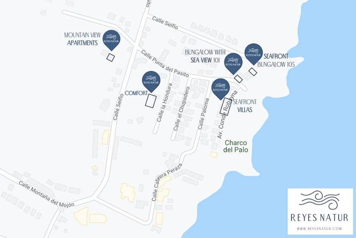 Gîte pour 4 personnes, avec vue et jardin dans Charco del Palo - 2