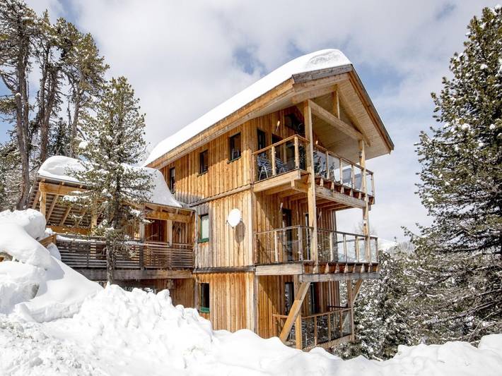 Chalet für 12 Personen, mit Sauna und Balkon sowie Balkon/Terrasse an der Turracher Höhe
