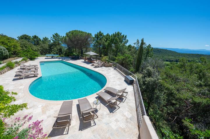 Location de vacances pour 14 personnes, avec terrasse et jardin, animaux acceptés à Tourtour - 3