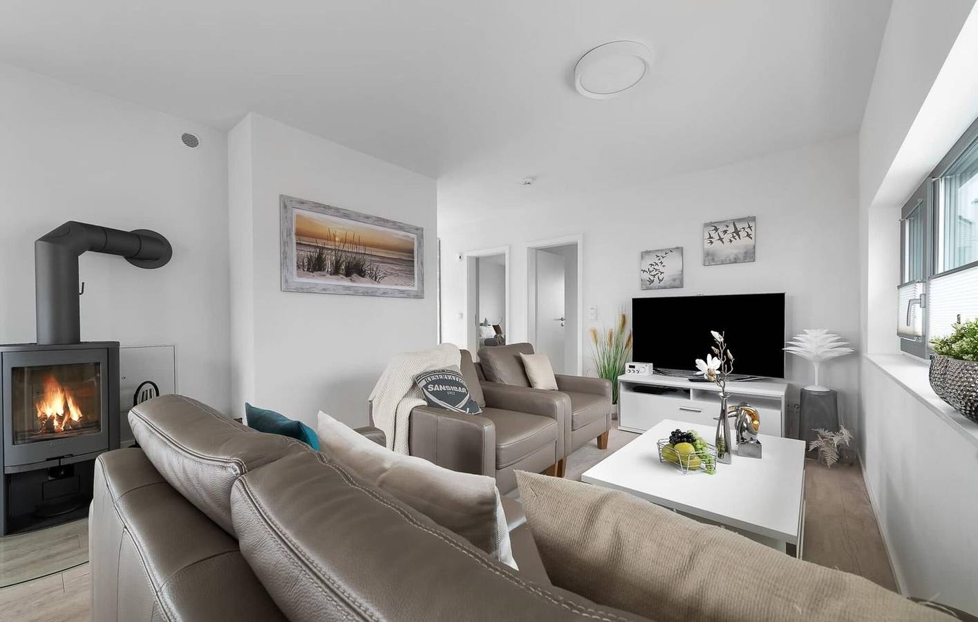 Appartement am Strand mit Terrasse, TV, Internet und Parkplatz in Olpenitz, Kappeln