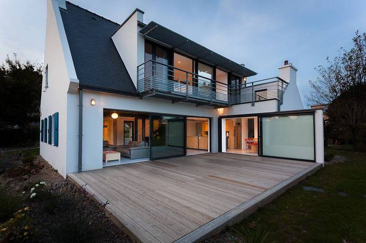 Maison de vacances pour 8 personnes, avec jardin et balcon