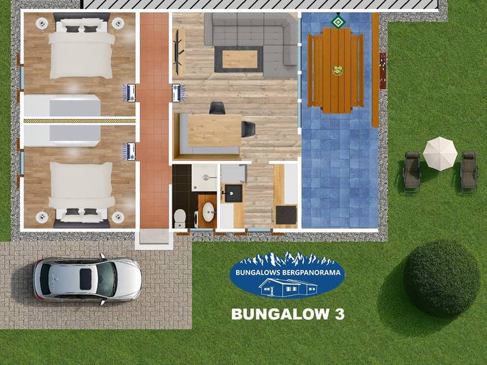Ferienhaus für 4 Personen, mit Pool und Garten sowie Ausblick, mit Haustier in Kärnten - 4