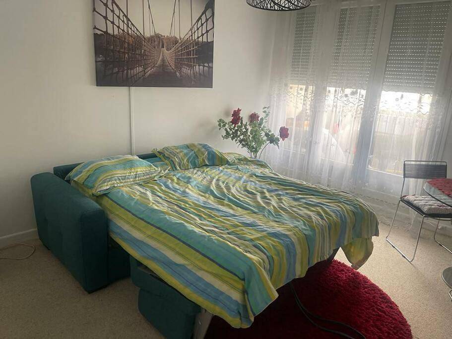 Appartement entier, Beau F1 lumineux et calme in Chilly-Mazarin, Essonne