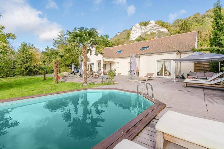 Chambre d’hôte, avec Terrasse et Jardin ainsi que Piscine et Sauna