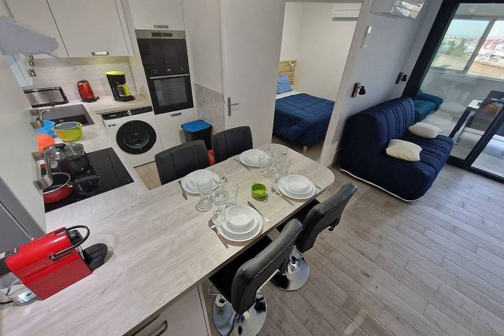 Gîte pour 6 personnes, avec piscine et jardin dans Plage de la Grande Conque