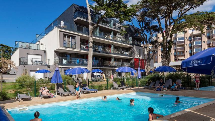 Appartement de vacances pour 2 personnes, avec piscine et balcon/terrasse, animaux acceptés à Pornichet