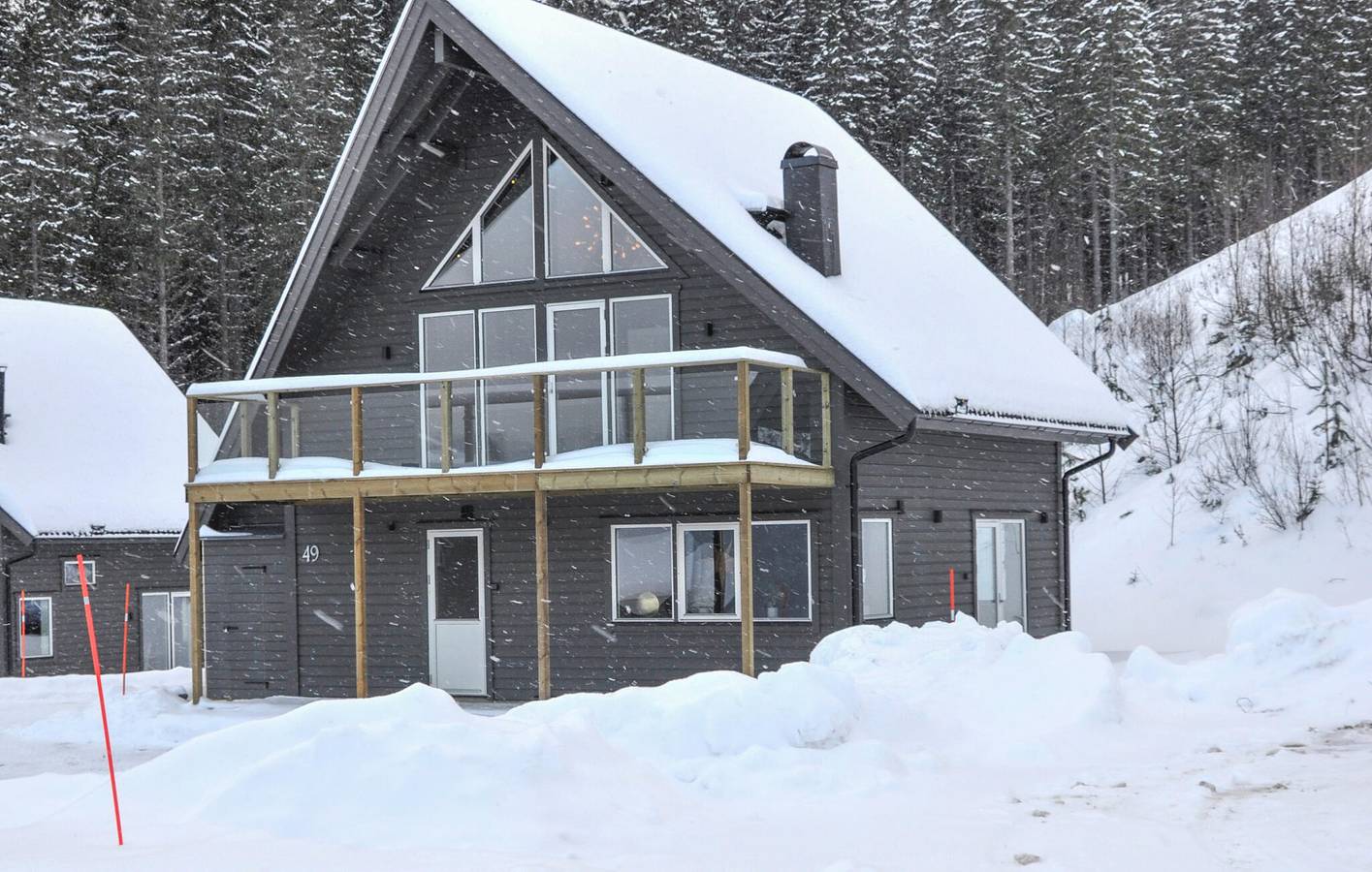 Feriehus for 8 personer med have in Branäs, Värmland