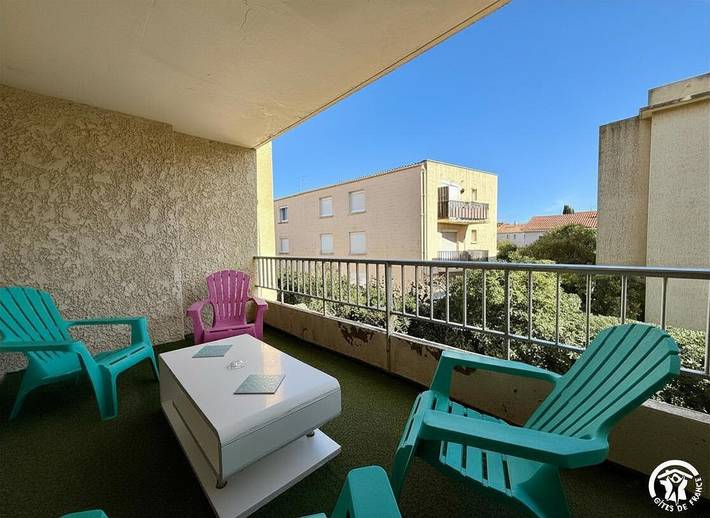 Gîte pour 4 personnes, avec terrasse à Narbonne